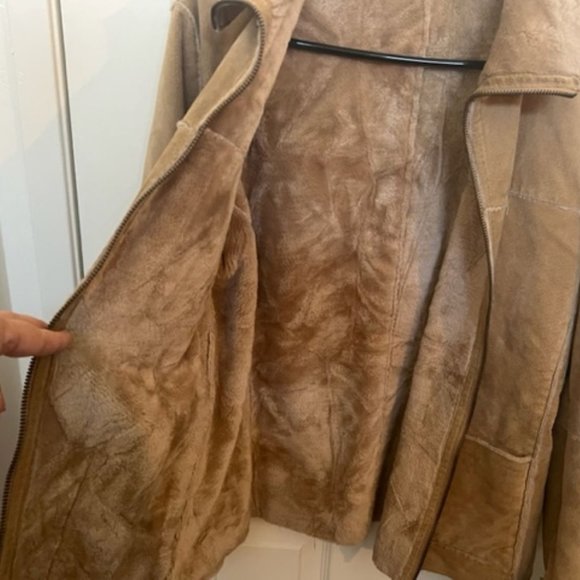 Winlet Genuine Brushed Leather Jacket (Size Medium) - Picture 3 of 13